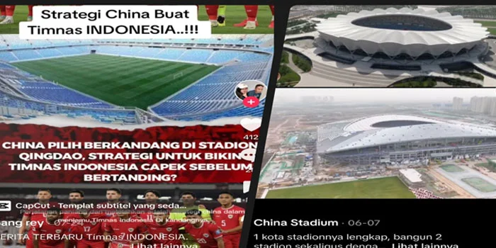 China Pilih Stadion Qingdao Jadi Kandang, Timnas Indonesia Cuma Bisa Terima Dengan Lapang Dada